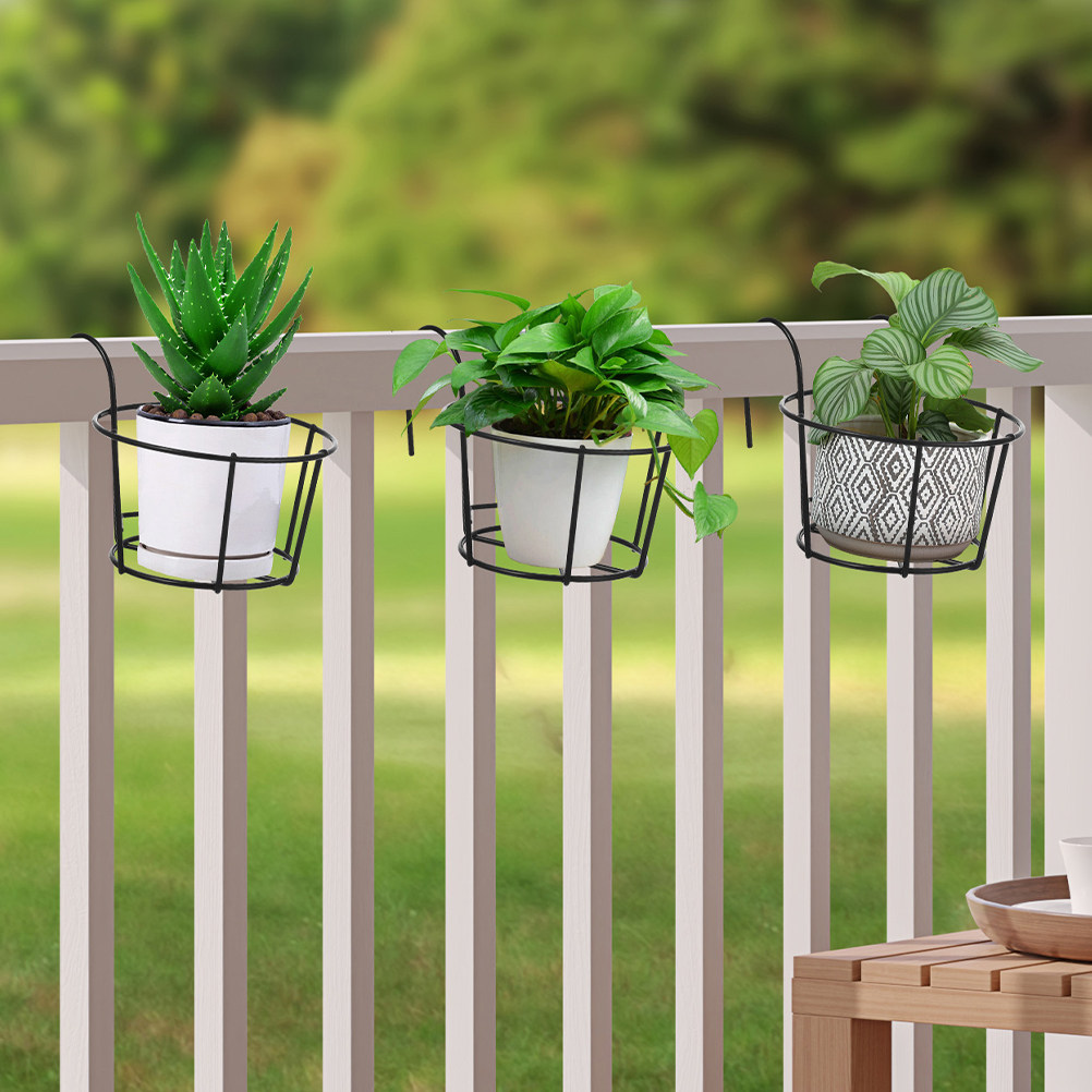 Hanging Planter Basket - Suporte para vasos de flores, conjunto