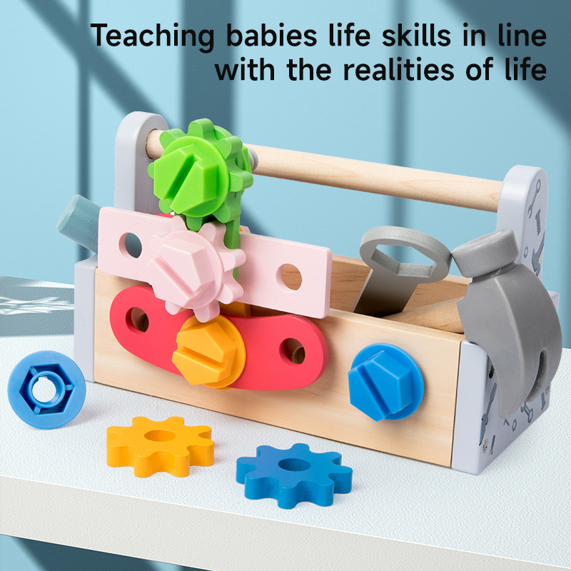 Gardening Tools For 10 Year Olds - Caixa de Ferramentas Infantil de Madeira,