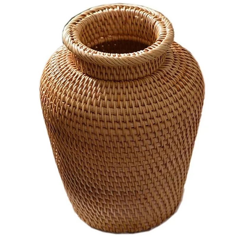Hanging Planter Basket - Cesta de vime rattan pendurado vaso