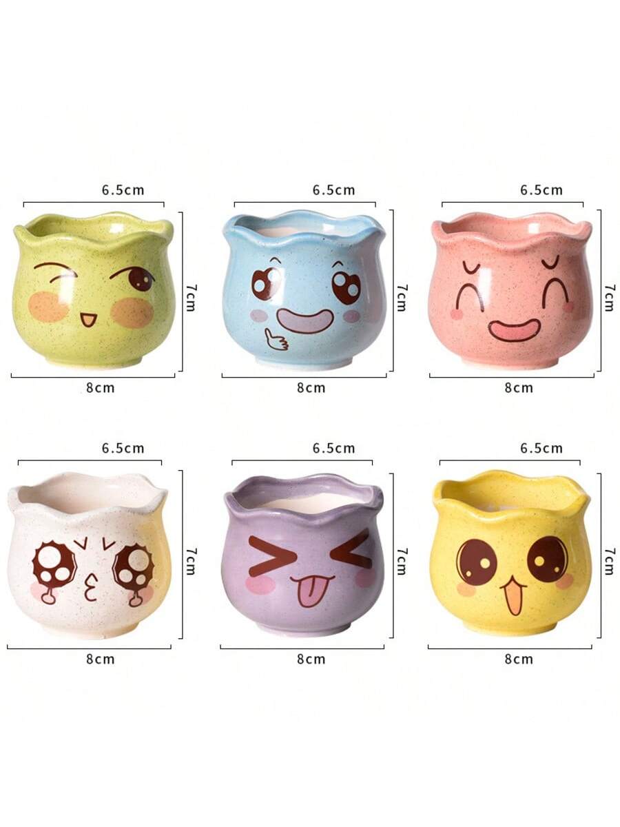 Conjunto de 6 Vasos de Cerâmic - Gardening Tools Cute avaliação e preço