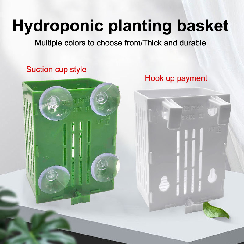 Pendurado ventosa gancho aquár - Hanging Planter Basket avaliação e preço