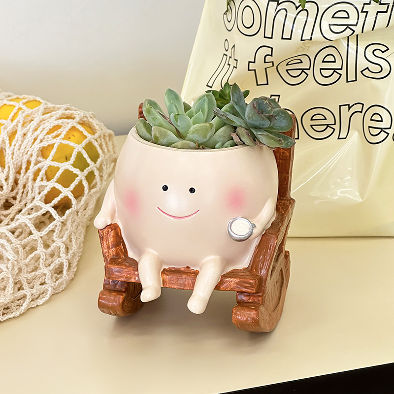 Vaso de Resina Estiloso e Fofo - Gardening Tools Cute avaliação e preço