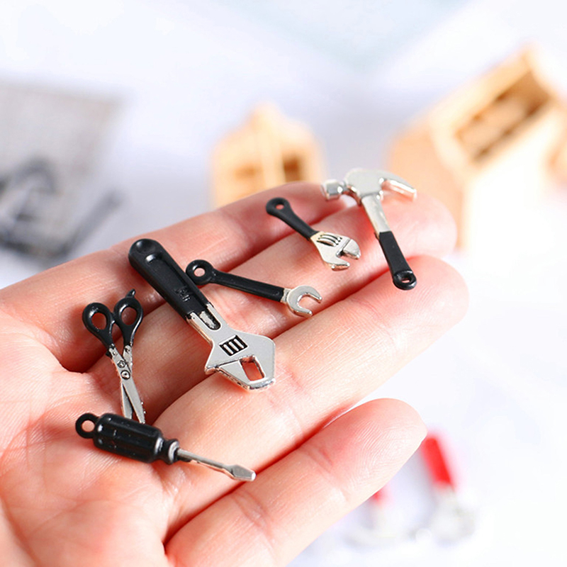3/4/5/6pcs casa de bonecas kit - Gardening Tools Repair avaliação e preço