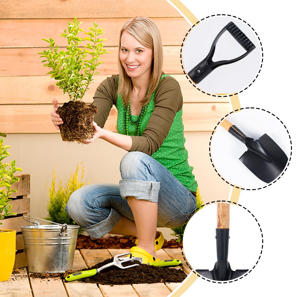 Pá de Jardim de 36cm com Cabo  - Gardening Tools For 10 Year Olds avaliação e preço
