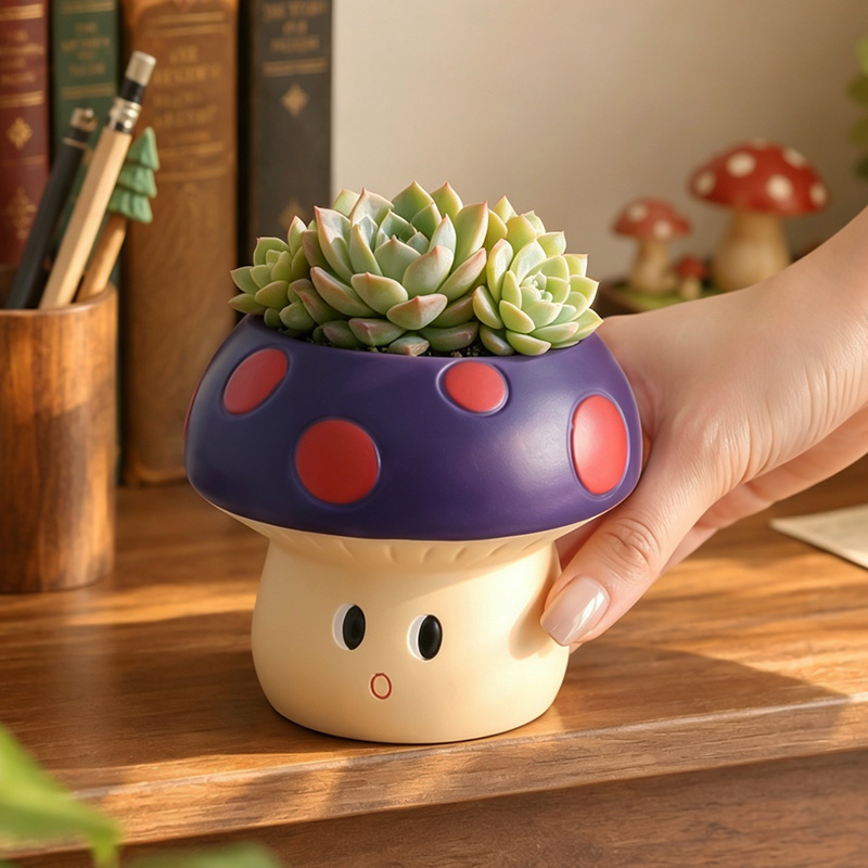 Vaso de Resina em Forma de Cog - Gardening Tools Cute avaliação e preço